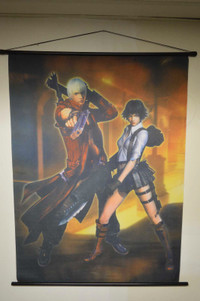 Devil May Cry Donte  Poster Fabric Wall Scroll