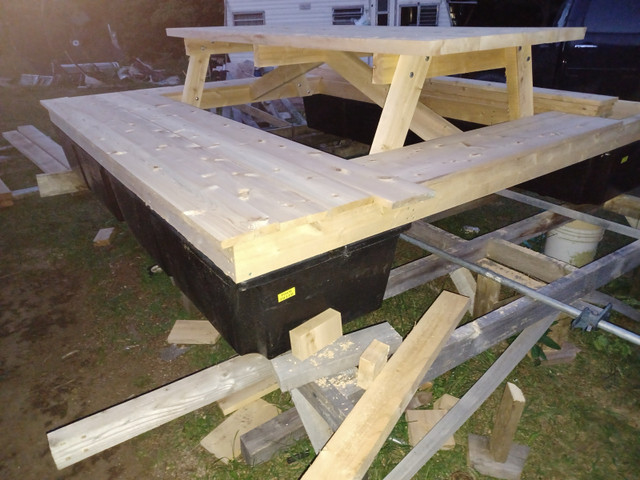 Picnic Table Boat  in Patio & Garden Furniture in Peterborough - Image 3