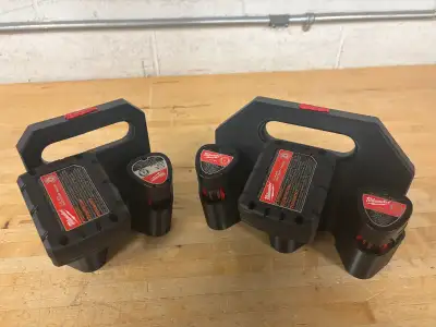 Milwaukee M12 Battery Caddy Holder 4 or 6 Pack Packout, View more