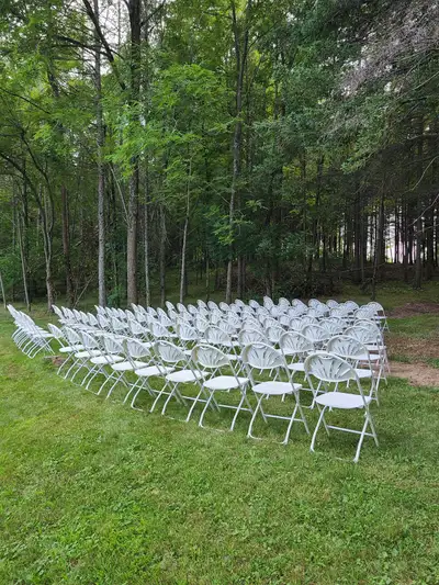 White Fanback Chairs, View more