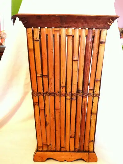 MID CENTURY BAMBOO UMBRELLA STAND, View more