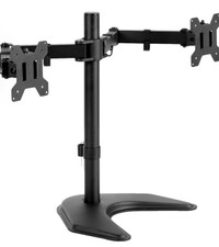 VIVO Free-standing desk stand for two screens