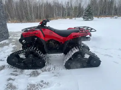 Kawasaki brute force 750 in good working condition, comes with stock tires and rims , tracks asking...