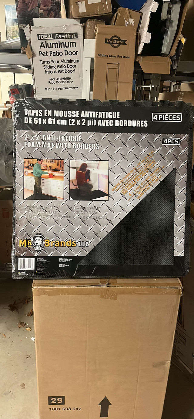 Mr brands 2’x 2’ Nti fatigue mat - package of 4 in Other in Sarnia - Image 2