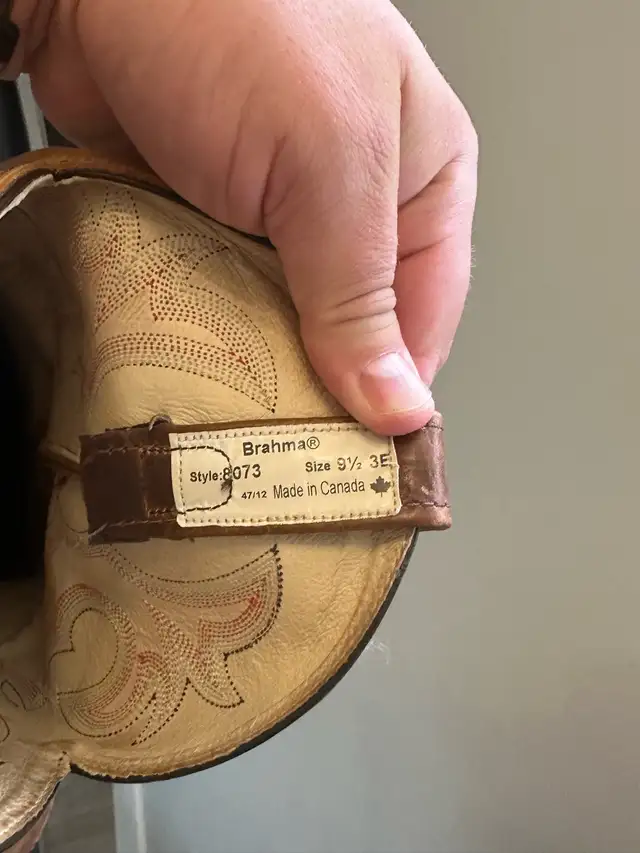 Brahma Cowboy Boots - men’s in Men's Shoes in Calgary - Image 7