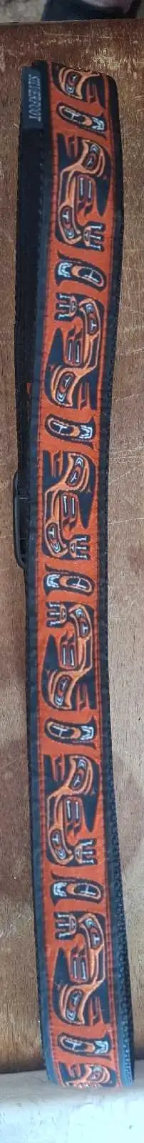 native amercian design reversabale belt with x long zipper , View more