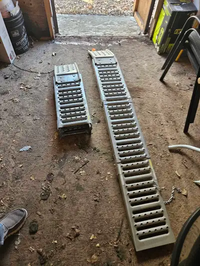 Folding Car ramps for Sale 100.00 can also be used for loading your quad phone 1306 7597506