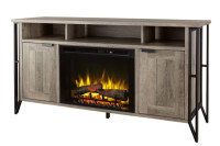 Home Decorators Collection 64" Media Console w/ Fireplace