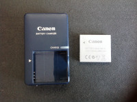 Original CANON CB-2LV Battery Charger AND BATTERY NB-4L