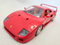 1987 Ferrari F40 Rosso Corsa Red Exotic Super Car 1:18 Diecast