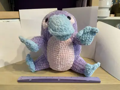 crocheted platypus stuffie, View more