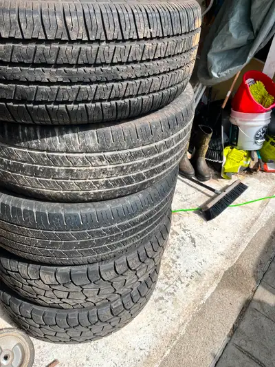 Good Used Tires For Sale 2/ LT265 75 R 16 AT 3/ P265 70 R 16 Call or Text 709 685 0859 $60 each tire...