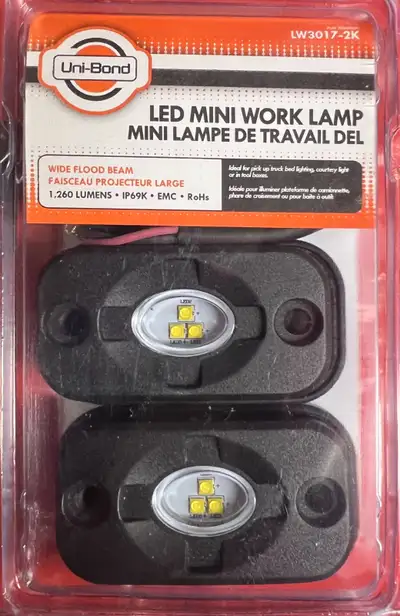 Uni-Bond LED Mini Work Lamp Only $50, View more