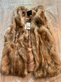 Dynamite Fur Vest BRAND NEW