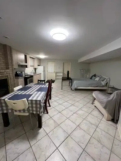 basement for rent, separate entrance, own kitchen and washroom, house clean and quiet , 8 minute to...
