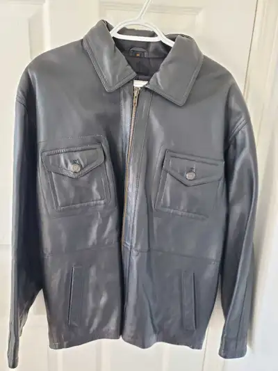 leather jacket for men (Large), View more
