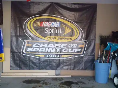 Nascar Sprint Cup.Size 120 x95 Biggest Banner i every seen, View more