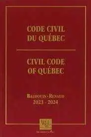 Code civil du Québec 2023-2024