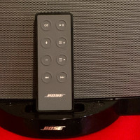 BOSE home stereo system.Great sound quality for the room.