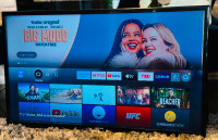 Used 39" Samsung TV with Kindle Fire TV Stick 4K & Remote