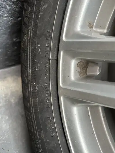 Selling my 235/65R17-108T Michelin X-Ice Snow winter tires with alloy rims, used for only 2 season a...