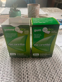 1 and a half boxes of Nicolette gum