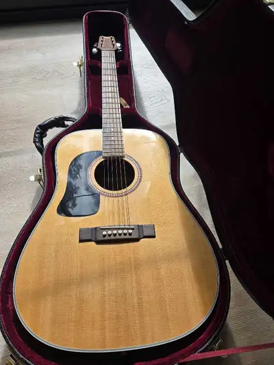 Washburn left handed acoustic guitar, View more