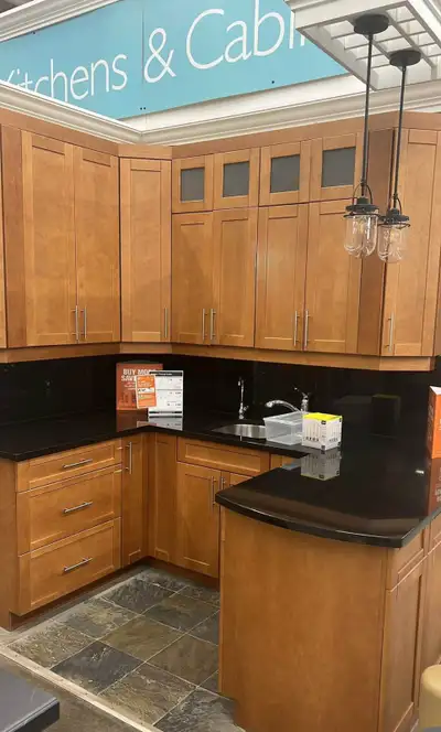 Brand New Home Depot Kitchen Cabinet set As it is., View more