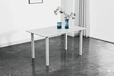 White Marble Dining Table 4 Seater, View more