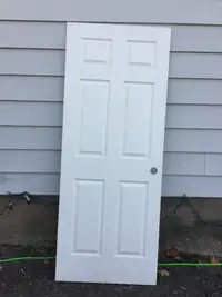 Six panel door 28x76  from smokefree home