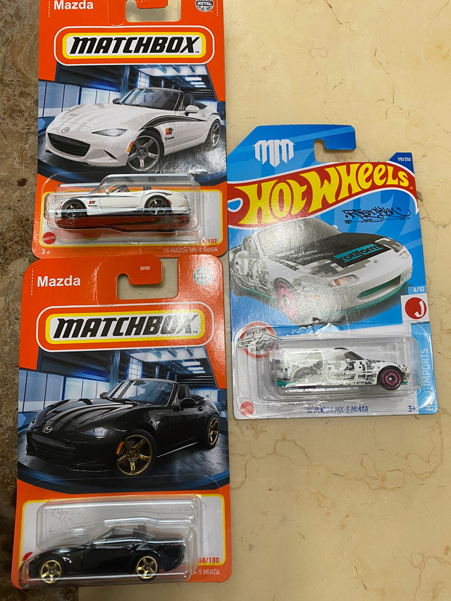 3 Miata (Mx5) car models for sale in Arts & Collectibles in Oshawa / Durham Region