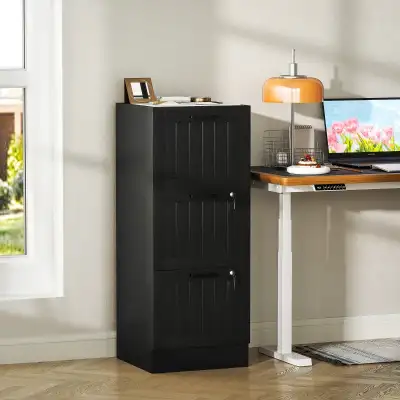 3 Drawer Filing Cabinet with Lock, Office Storage Cabinet with A, View more