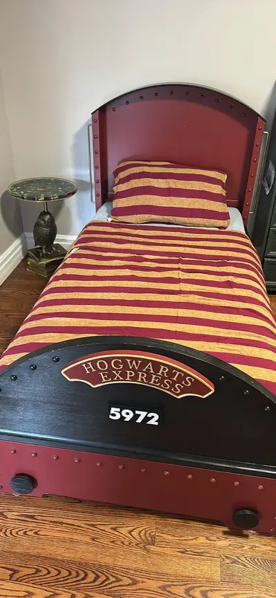 Pottery Barn, Harry Potter Hogwarts Express Twin kids bed, View more