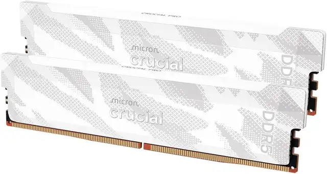 Sealed Crucial Pro OC DDR5 32GB (2x16GB) 6400 CL32 White in System Components in Mississauga / Peel Region - Image 4