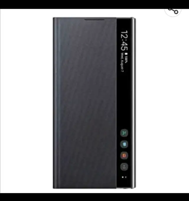 BRAND NEW SAMSUNG GALAXY NOTE 10 CLEAR VIEW COVER CASE $45 FIRM in Cell Phone Accessories in Barrie - Image 3