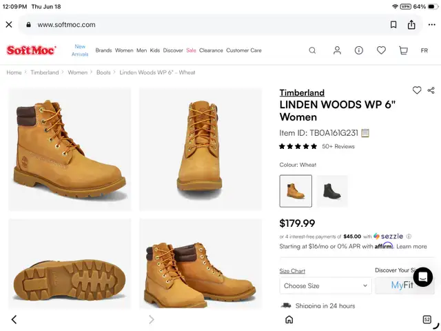 Timberland Women’s Boots - size 7.5 in Women's - Shoes in Oshawa / Durham Region - Image 9