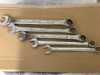 Wrenches 1 1/4 Westward, 1 1/8 AIGO, 1 1/16 Westward, 15/16 Gray