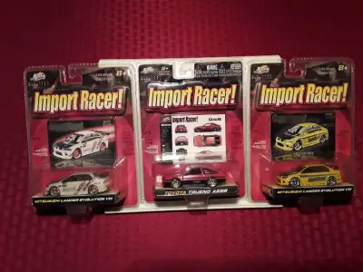 For sale is a set of 3 Jada toys 1:64 scale die cast cars. Each car is new and unopened with blister...