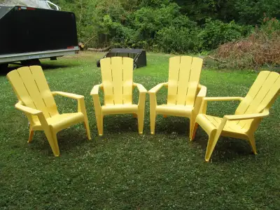Plastic Adirondack Style Chairs, View more