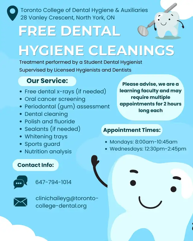 Free Dental Cleaning!!
