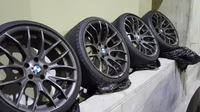 Set of 4 Breyton 19" Race GTS wheels in matte gun metal. 8.5" & 9.5". German made. TUV approved. Mod...