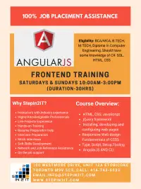 Front-end Web Development Training and Placement
