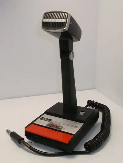 given its age- in excellent condition. amplified microphone Shipping $25 within ON or pick up in Mt...