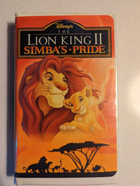 Disney's Lion King 2. Simba's pride clamshell VHS