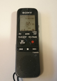 Vintage Sony IC Recorder ICD-PX333 Handheld Recorder