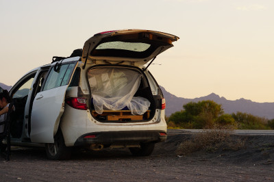 Mazda 5 2012 aménagée pour le car-camping