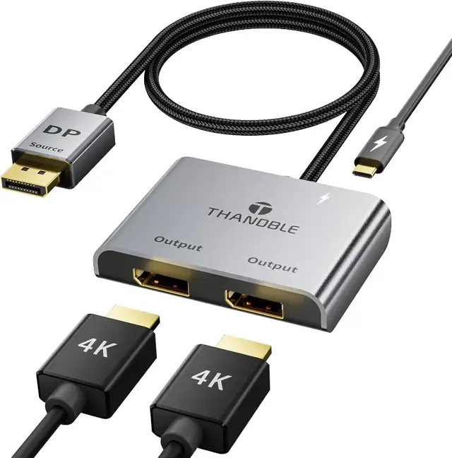❤️✅NEW IN BOX: DisplayPort to Dual DisplayPort Adapter in General Electronics in Markham / York Region - Image 2