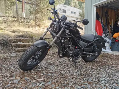 2020 Honda Rebel 300. Lady driven. Great beginner bike. No scratches or dents. Stored indoors. Tires...