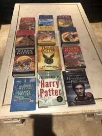 HARRY POTTER BOOKS (PRICES IN AD)