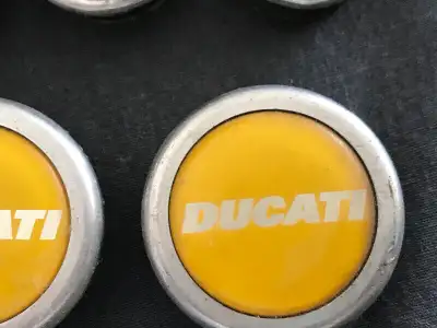 New DP yellow frame plugs all 748, 917, 996, 998 , SuperBikes 5 piece set Ducati factory Original Pe...